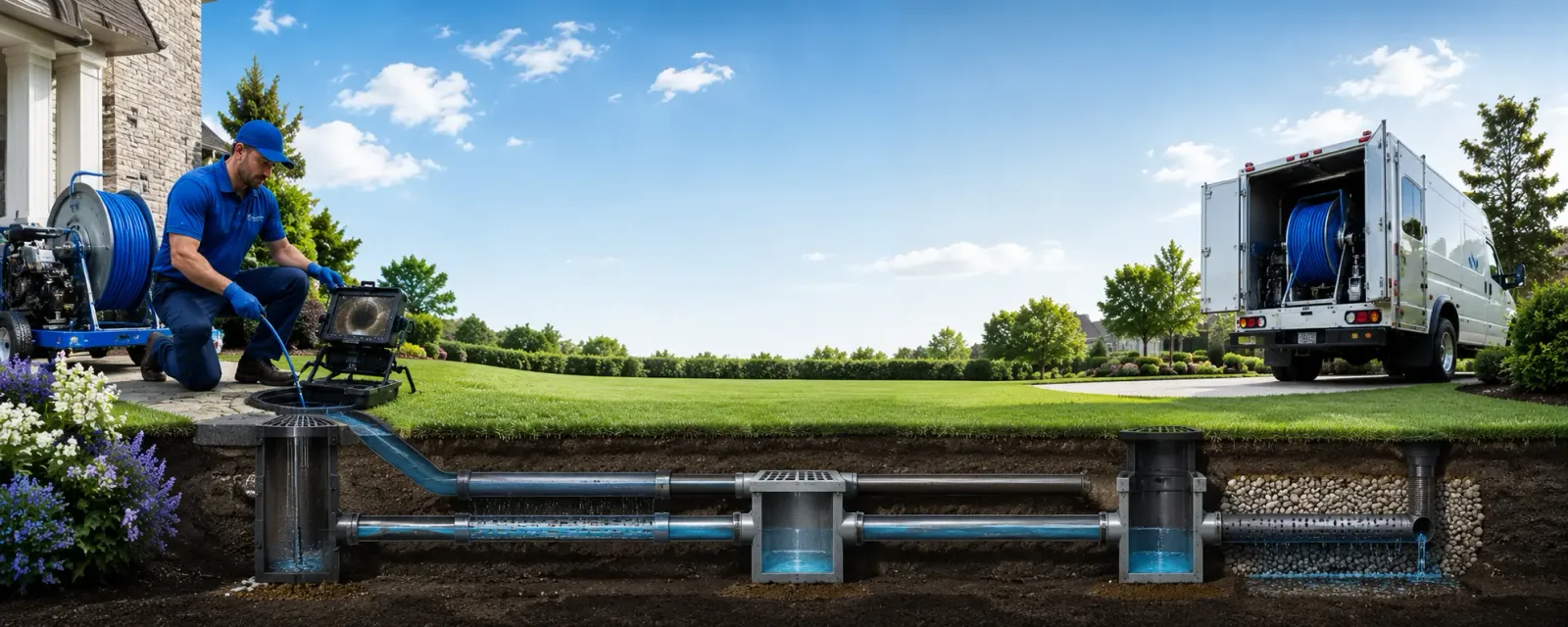 Outdoor drain cleaning information for Wolfe City, TX